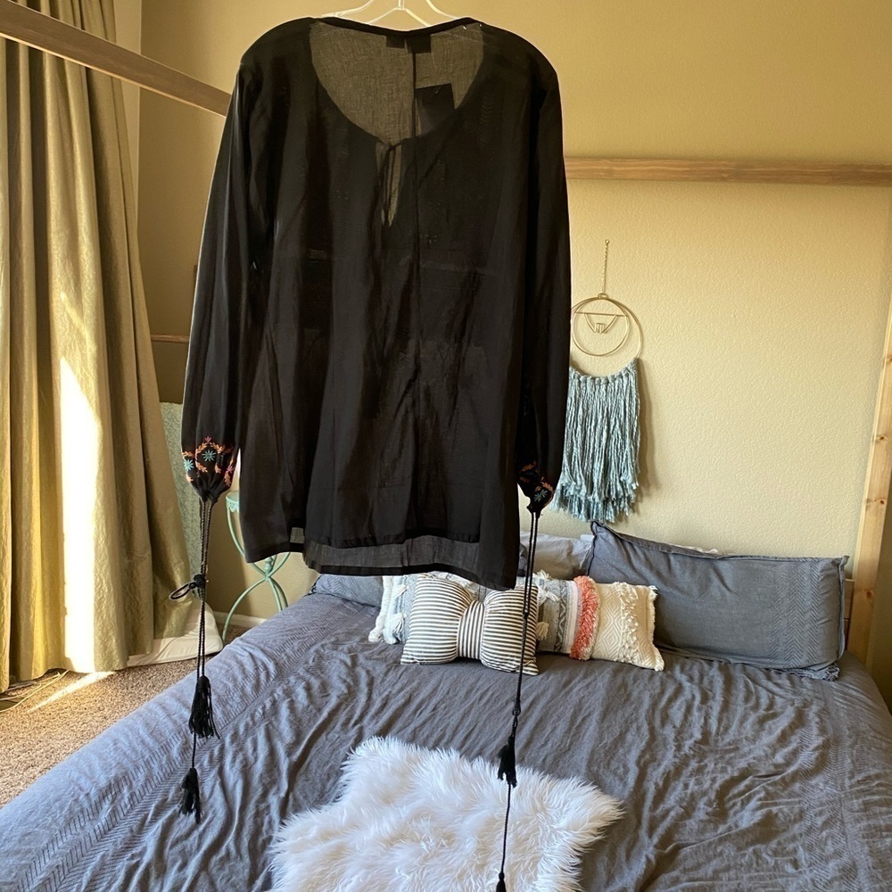 S.R Fashions/ Cotton Bohemian Tunic/ Cover Up - Picture 6 of 6